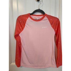 Girls size medium Magellan and Reebok long sleeve shirts